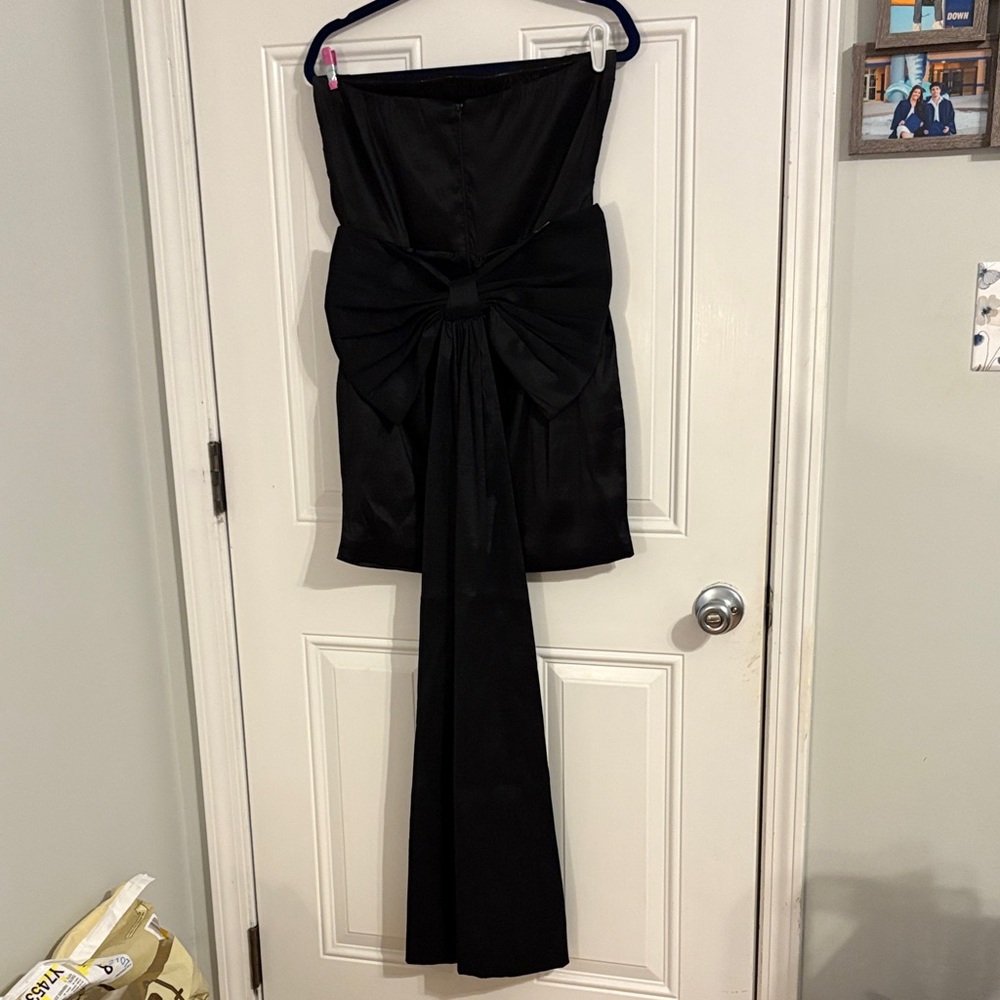 Black Strapless Dress